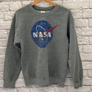 NASA sweatshirt grey unisex